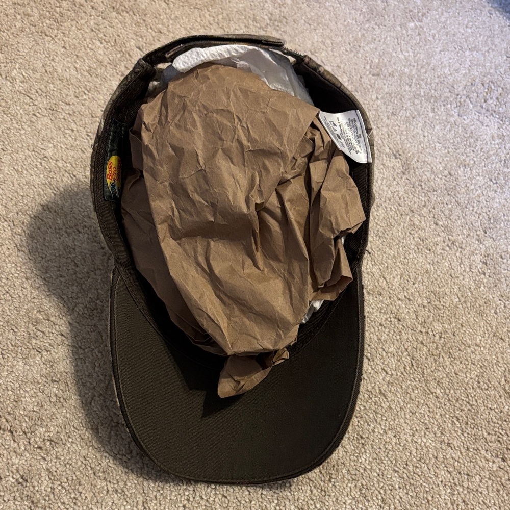 Bass Pro Shops Camo Cap with Pink Embroidery - Picture 6 of 6